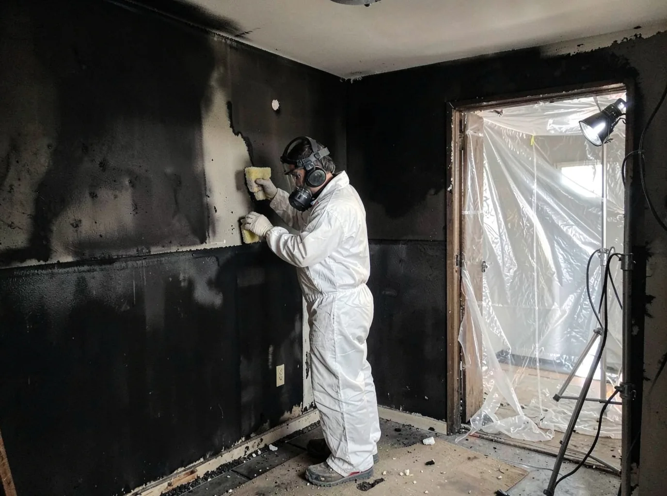 Fire Damage Restoration company in Burdett, KS
